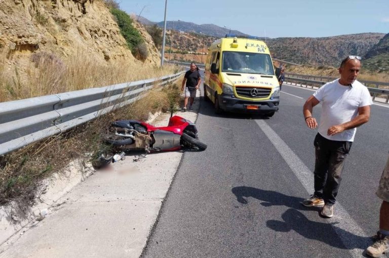 Ηράκλειο: Νεκρός 55χρονος μοτοσικλετιστής στον ΒΟΑΚ