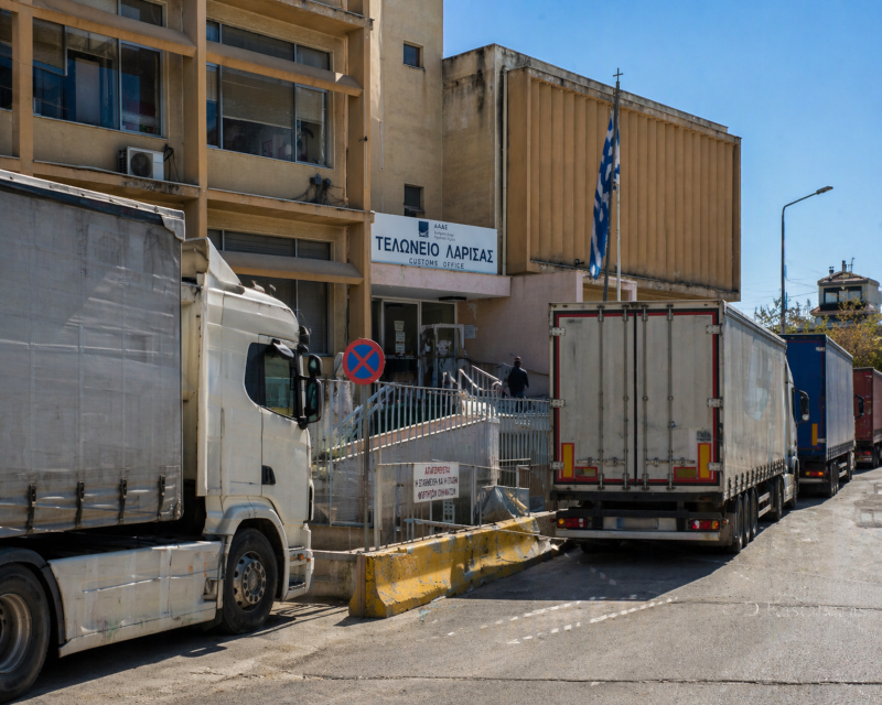 Δύο χώρους στην περιφερειακή Τρικάλων εξετάζει η ΑΑΔΕ για τη μεταφορά του Τελωνείου Λάρισας