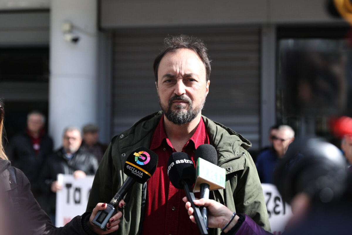 Η ΕΛΜΕ Ν. Λάρισας καταγγέλλει τη σύλληψη του Γ. Σκόκα