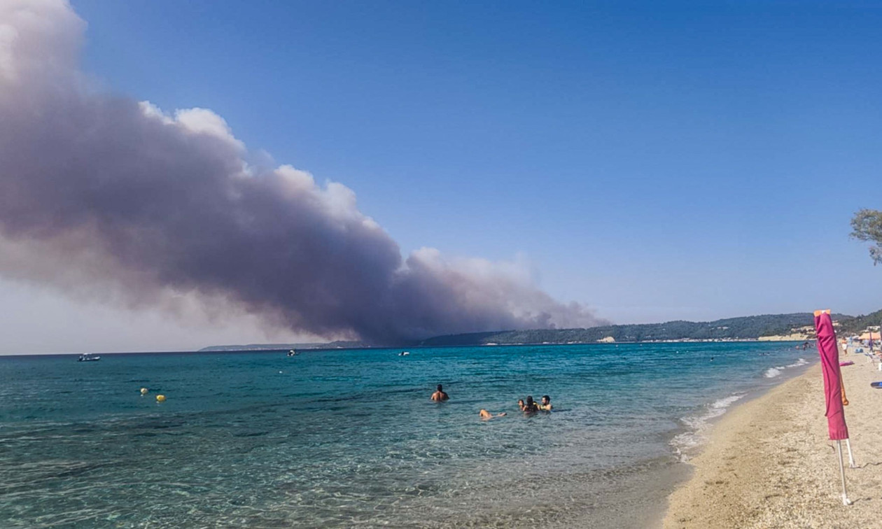 Φωτιά στη Σίβηρη Χαλκιδικής: Συγκλονίζουν κάτοικοι – «Κάηκε το σπίτι μας, πάνε τα σκυλάκια μου»