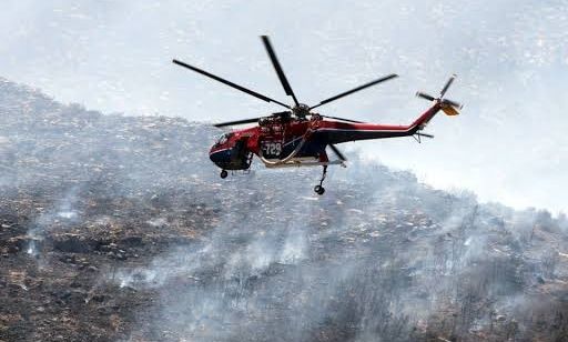 Ενισχύθηκαν οι δυνάμεις στη φωτιά στο Περιβόλι Γρεβενών