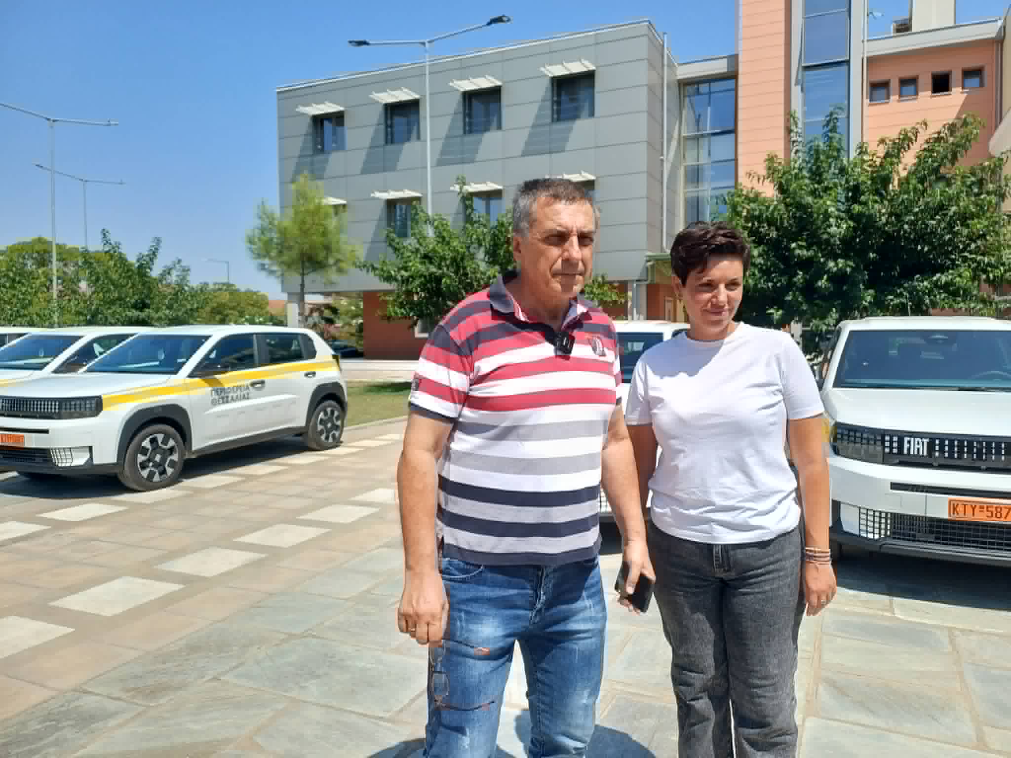 Αναβαθμίζεται ο μηχανολογικός στόλος της περιφέρειας- παρουσιάστηκαν τα νέα αυτοκίνητα