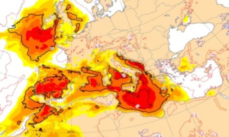 Η Ελλάδα εισέρχεται σε παρατεταμένο καύσωνα το Σεπτέμβρη με ακραίες θερμοκρασίες, σύμφωνα με τα προγνωστικά του ECMWF.