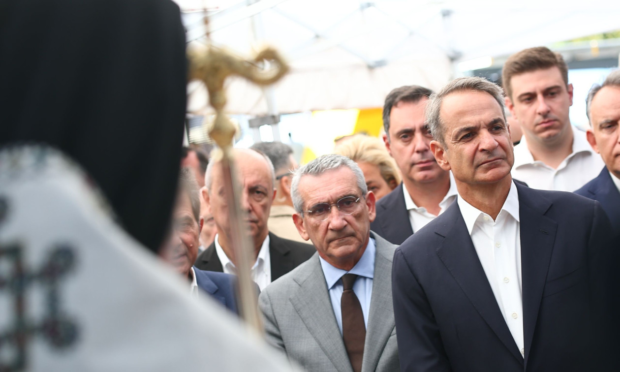Στα εγκαίνια της ΔΕΘ ο Κυριάκος Μητσοτάκης – Ο αγιασμός για την έναρξη (φωτ.)