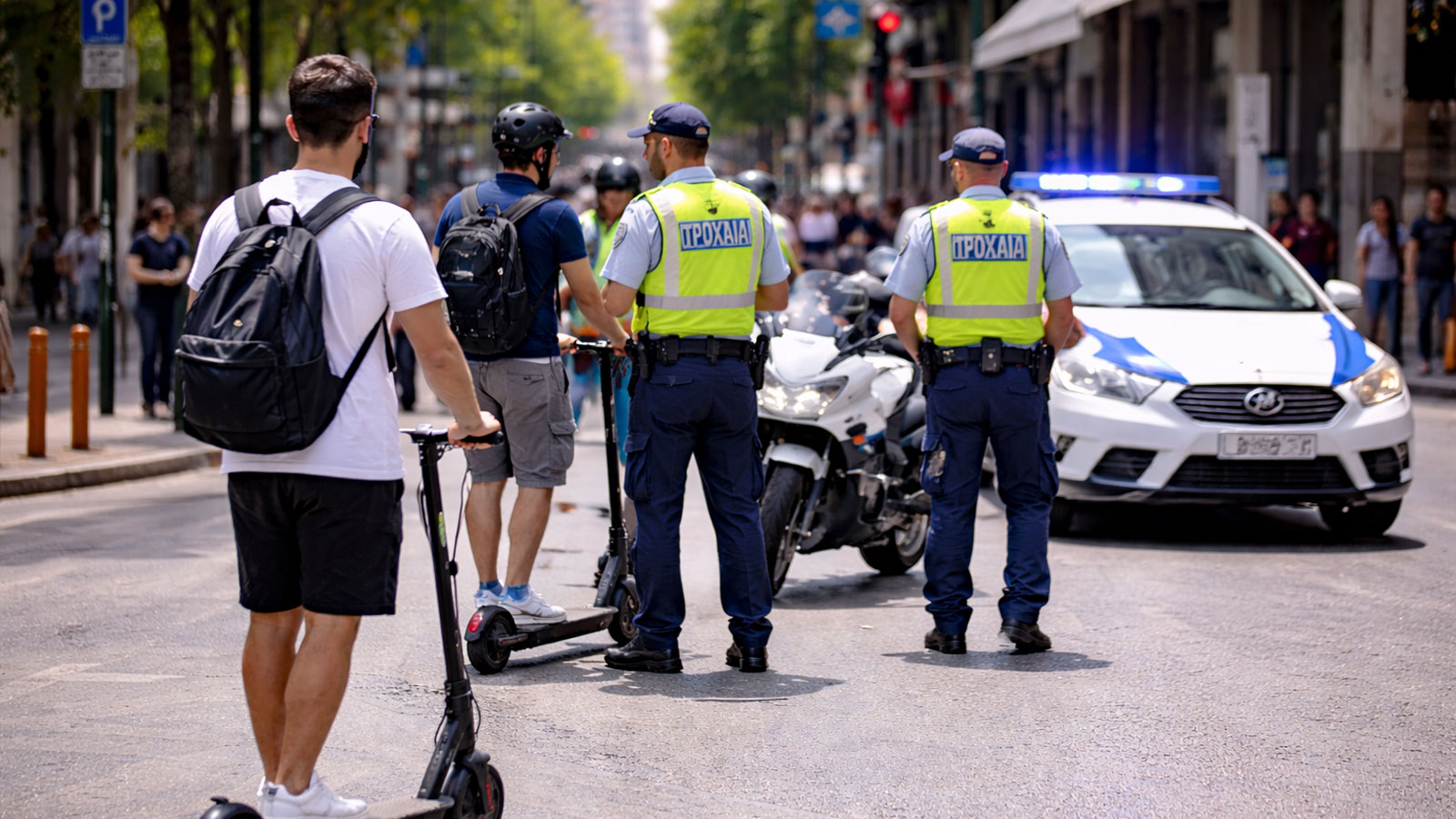 Θεσσαλία: 102 παραβάσεις για μη χρήση κράνους σε μία εβδομάδα – Αρνητική πρωτιά της Λάρισας στα ηλεκτρικά πατίνια