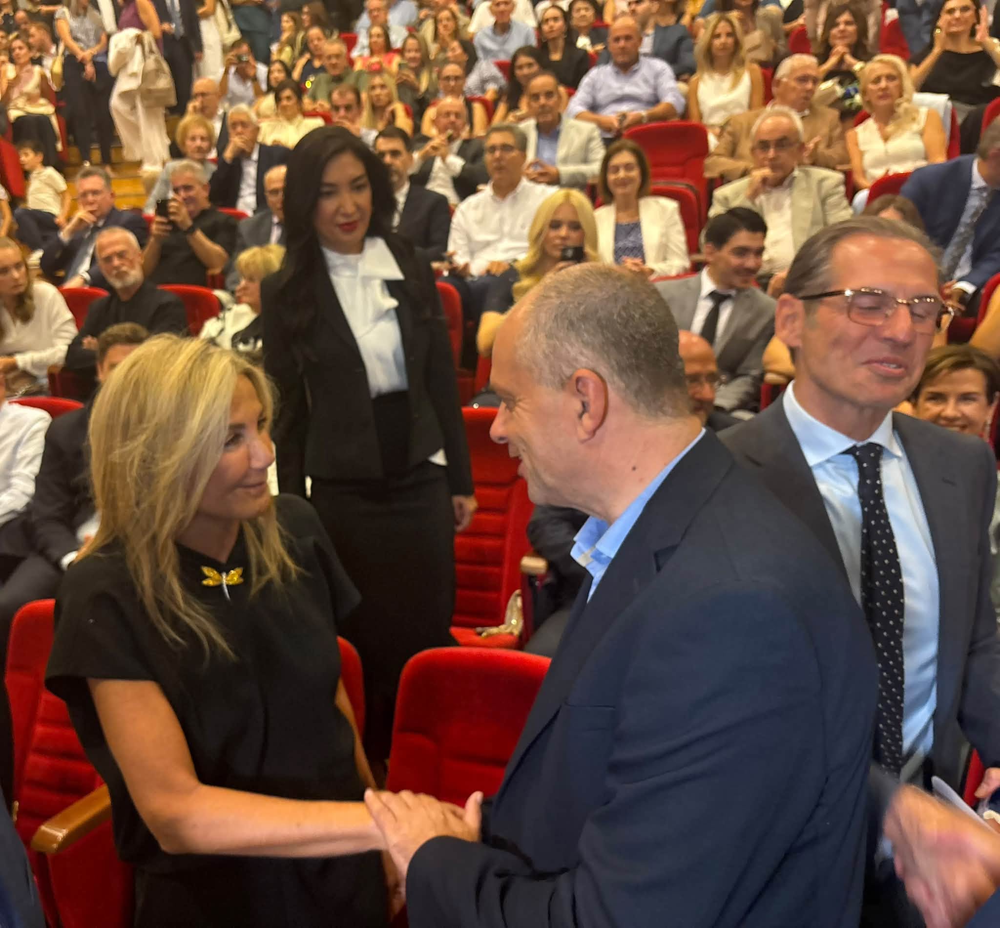 Στη Λάρισα στην αναγόρευση του Στέργιου Ζαχαρούλη σε διδάκτορα η Μαρέβα
