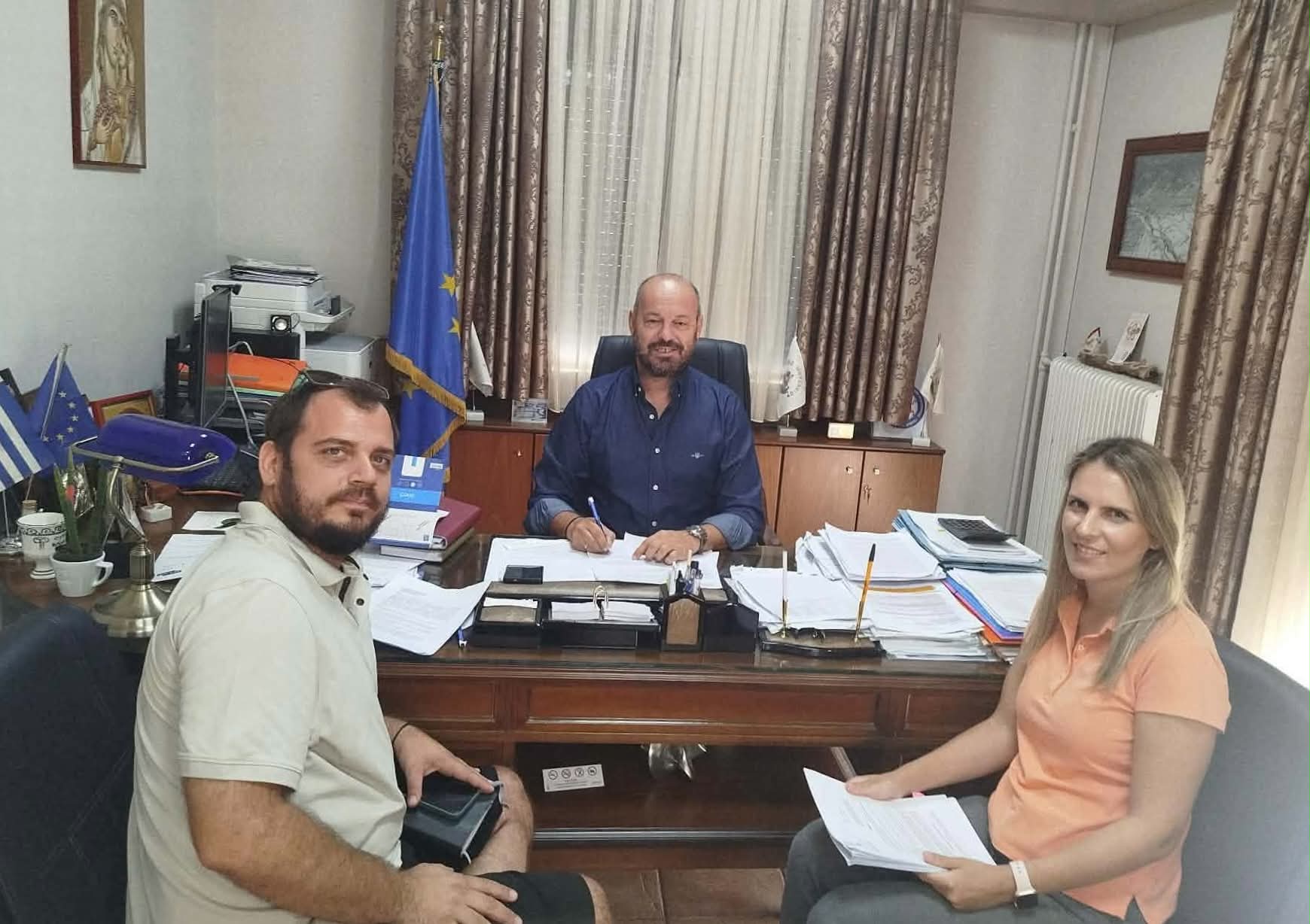 Υπεγράφη η σύμβαση του έργου  «Αποκατάσταση ζημιών σε σχολικές μονάδες του Δήμου Μουζακίου λόγω Daniel»