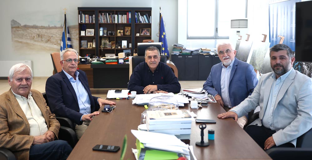 Καριπίδης, Ρήγας, Μπουλέκος και Σκουρίνης επισκέφθηκαν τον Περιφερειάρχη Θεσσαλίας Δημήτρη Κουρέτα