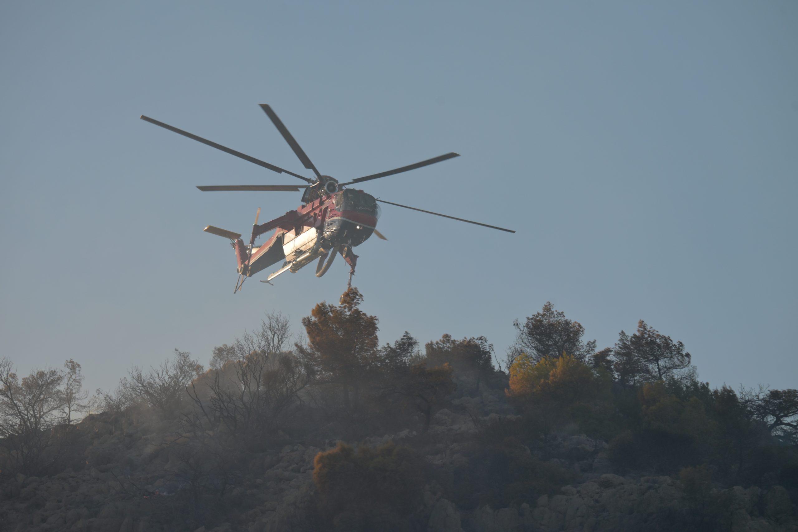 Λάρισα: Πυρκαγιά σε χαμηλή βλάστηση στην περιοχή Άζωρος