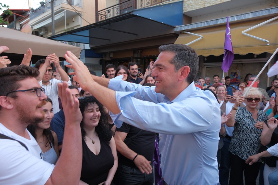Ο Αλέξης Τσίπρας στον Βόλο μέσα στον Οκτώβριο