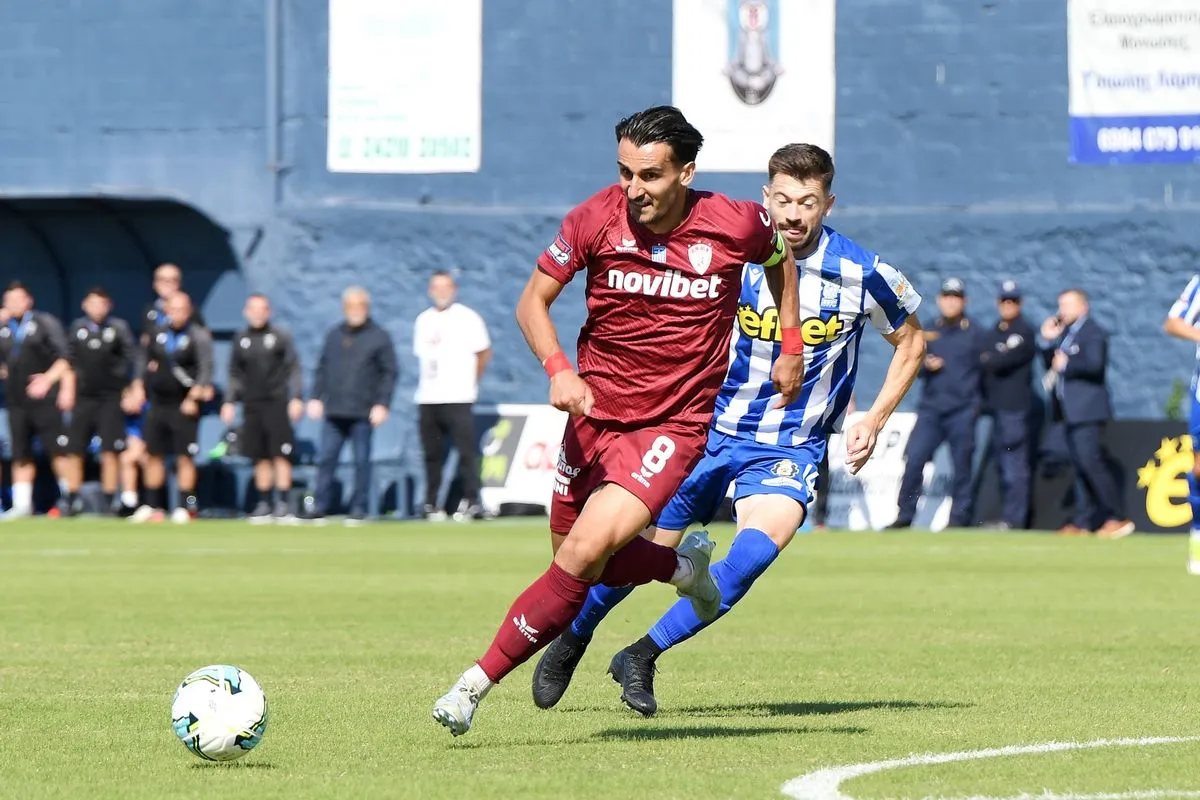 Ισόπαλο με 2-2 το θεσσαλικό ντέρμπι Νίκη Βόλου- ΑΕΛ στη Νέα Ιωνία