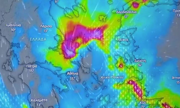 Ισχυρή προειδοποίηση Καλλιάνου για επικίνδυνα φαινόμενα το επόμενο 48ωρο - Στο «κόκκινο» Σποράδες και 4 περιοχές