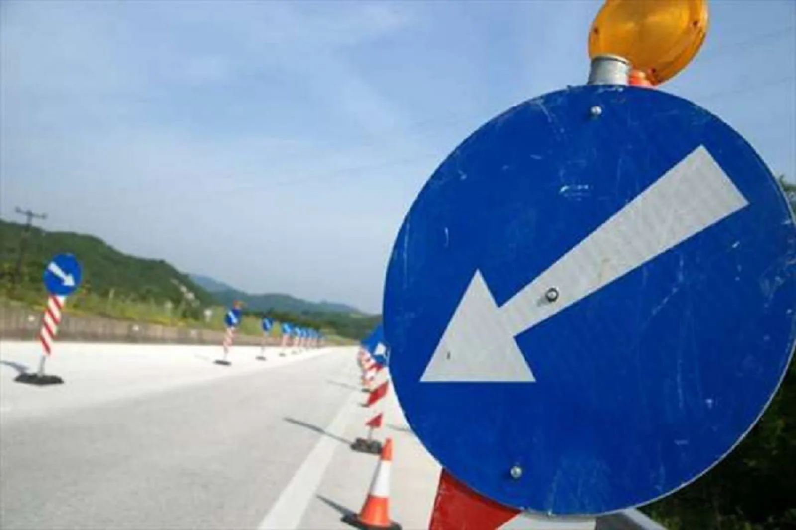 Εργασίες ασφαλτόστρωσης στη Γέφυρα Κουτσοχέρου – σε ισχύ κυκλοφοριακές ρυθμίσεις