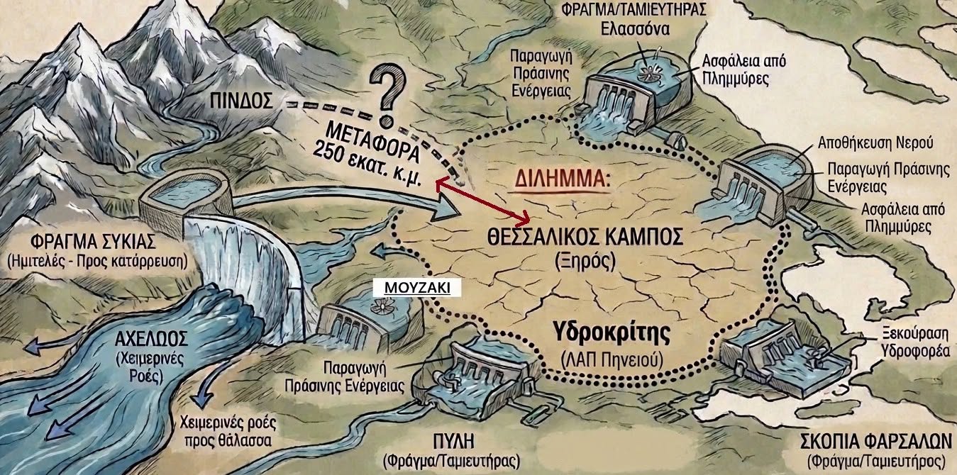 Αχελώος, ΣΔΛΑΠ και ΣτΕ : το δίλημμα που θα καθορίσει τον θεσσαλικό κάμπο – (Κώστας Γκούμας)-