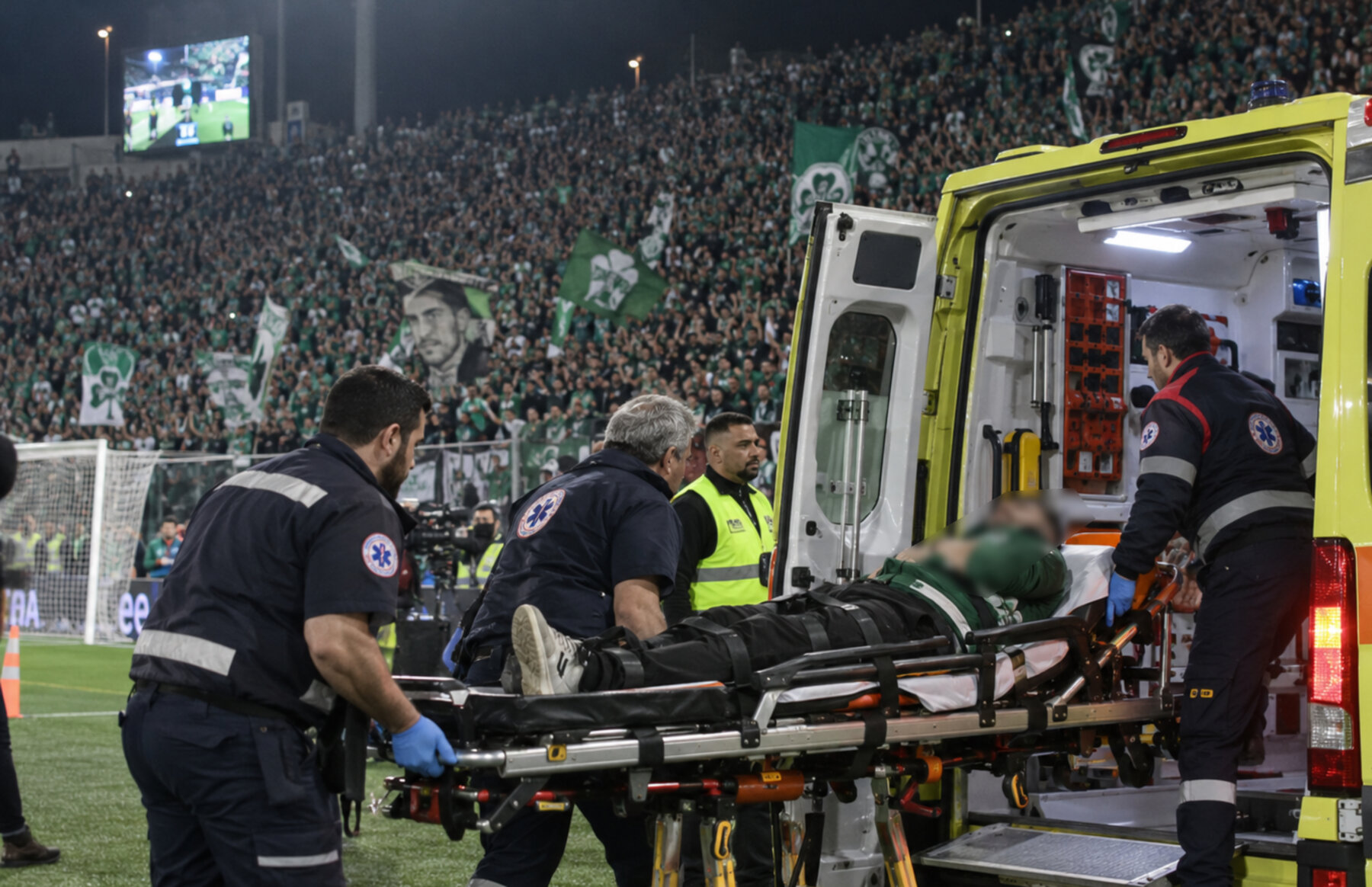 Βόλος: 18χρονος οπαδός του Παναθηναϊκού έχασε δάχτυλο από έκρηξη βεγγαλικού πριν τον αγώνα στο Πανθεσσαλικό