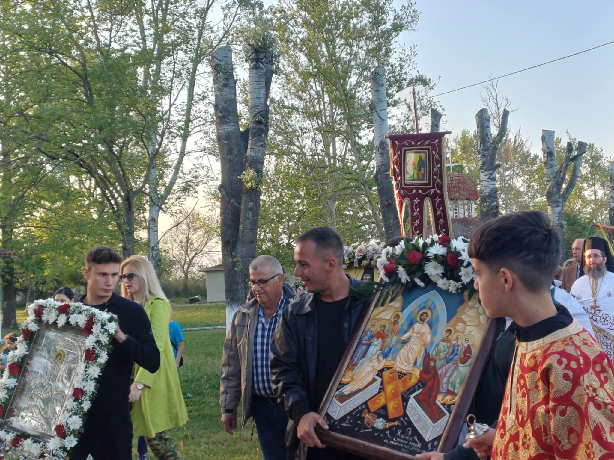 Πλήθος πιστών  στο Ομορφοχώρι στον Εσπερινό για τον εορτασμό των Νέων Μαρτύρων Ραφαήλ, Νικολάου και Ειρήνης (ΦΩΤΟ-video)