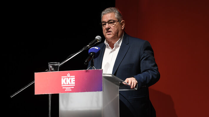 Κουτσούμπας από Λάρισα: Να δυναμώσει ο αγώνας για να μη φορτωθεί ο λαός καμία νέα θυσία για τους πολέμους (ΦΩΤΟ+video)