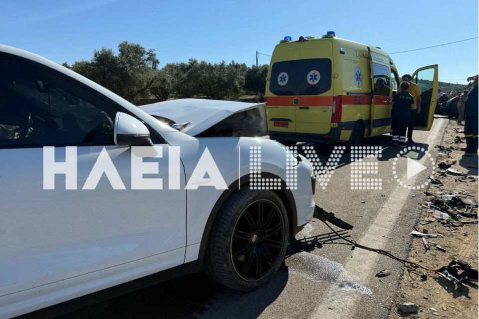 Σοβαρό τροχαίο στην Κυλλήνη: Πολυτελές ΙΧ συγκρούστηκε με τρακτέρ -Τρεις τραυματίες