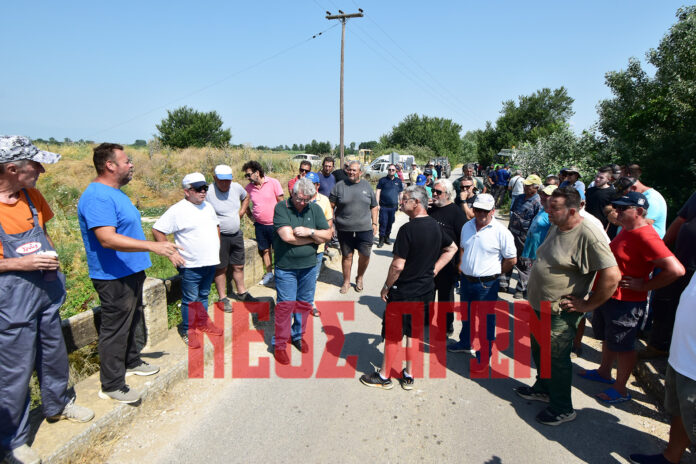 SOS για το αρδευτικό νερό - συλλαλητήριο από αγρότες στον Κοσκινά και γειτονικών χωριών (φωτο - βίντεο)