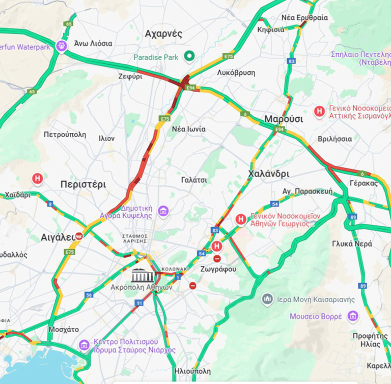 Τροχαίο με τέσσερις τραυματίες στον Κηφισό