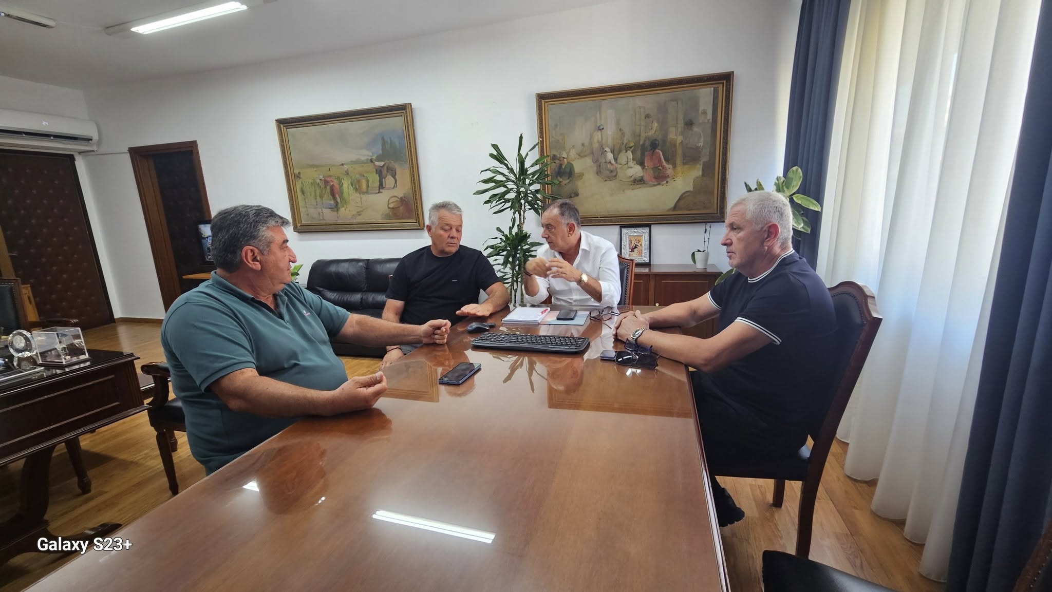 Ζήτησαν τα έργα του Αχελώου, τοης Σκοπιάς και του Μουζακίου από την ηγεσία του ΥΠΑΑΤ τα μέλη του ΤΟΕΒ Πηνειού