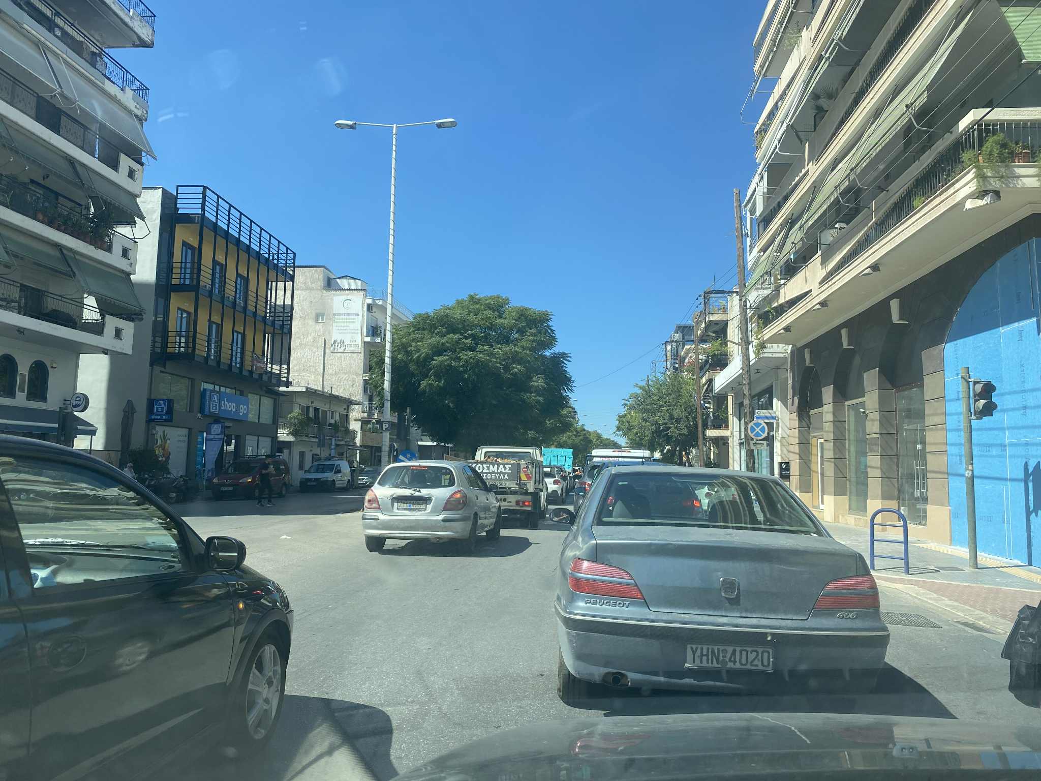 Απίστευτη ταλαιπωρία στην Ηρώων Πολυτεχνείου- τεράστιες ουρές και μποτιλιάρισμα λόγω έργων (ΦΩΤΟ)