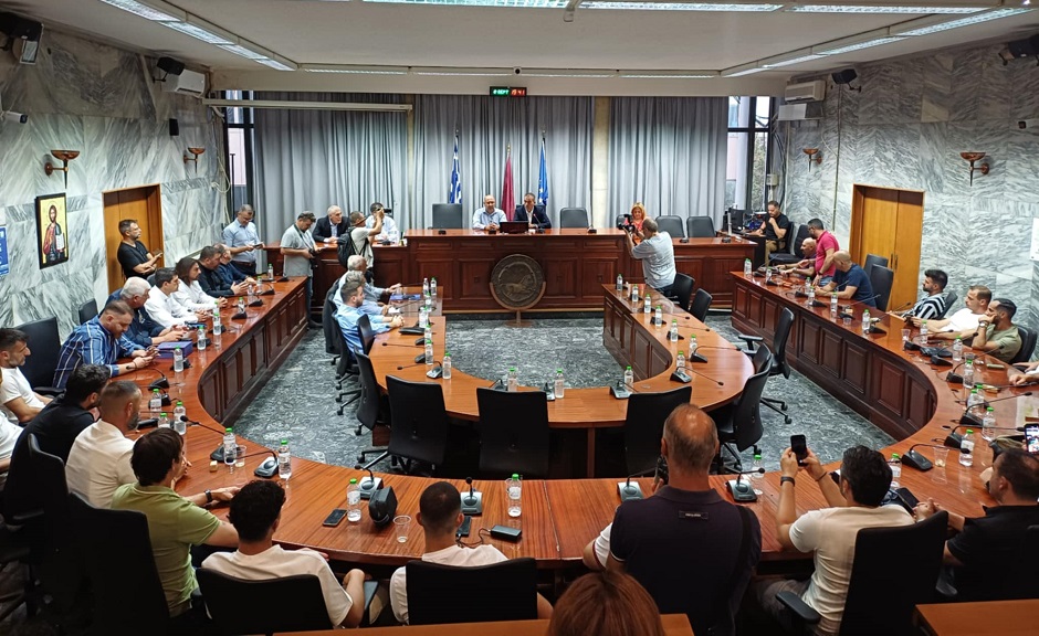Αντιπροσωπεία του αδελφοποιημένου δήμου Λάρνακας στη Λάρισα (ΦΩΤΟ)