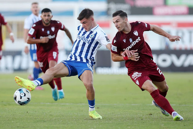 Ατρόμητος – ΑΕΛ 1-1: Οι βυσσινί των δέκα παικτών έφυγαν όρθιοι από το Περιστέρι