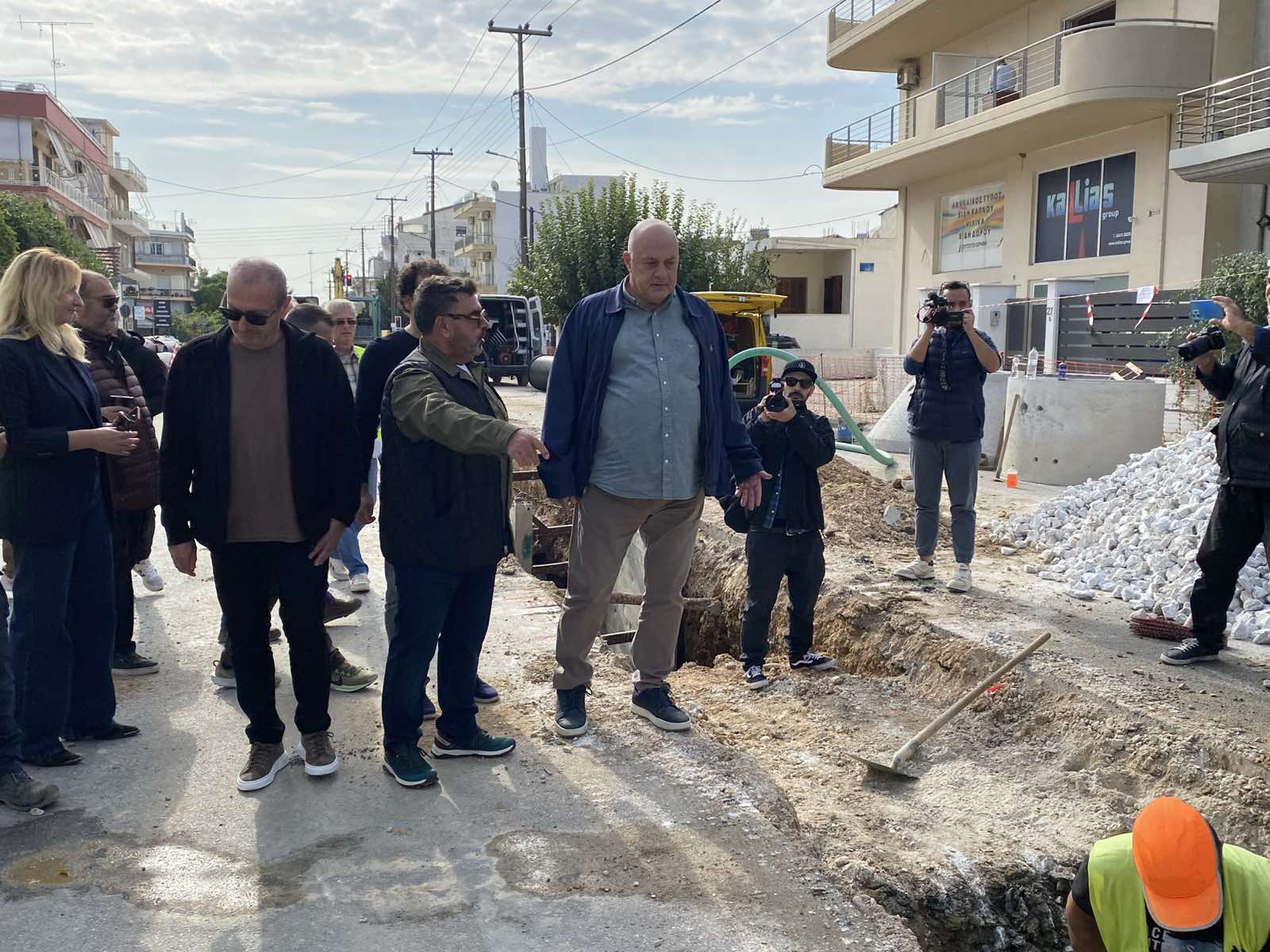 Μπέος: «Ο Βόλος κοιτάζει το μέλλον με αισιοδοξία» – Η αυτοψία στο νέο δίκτυο ομβρίων Νεάπολης (Εικόνες και βίντεο)