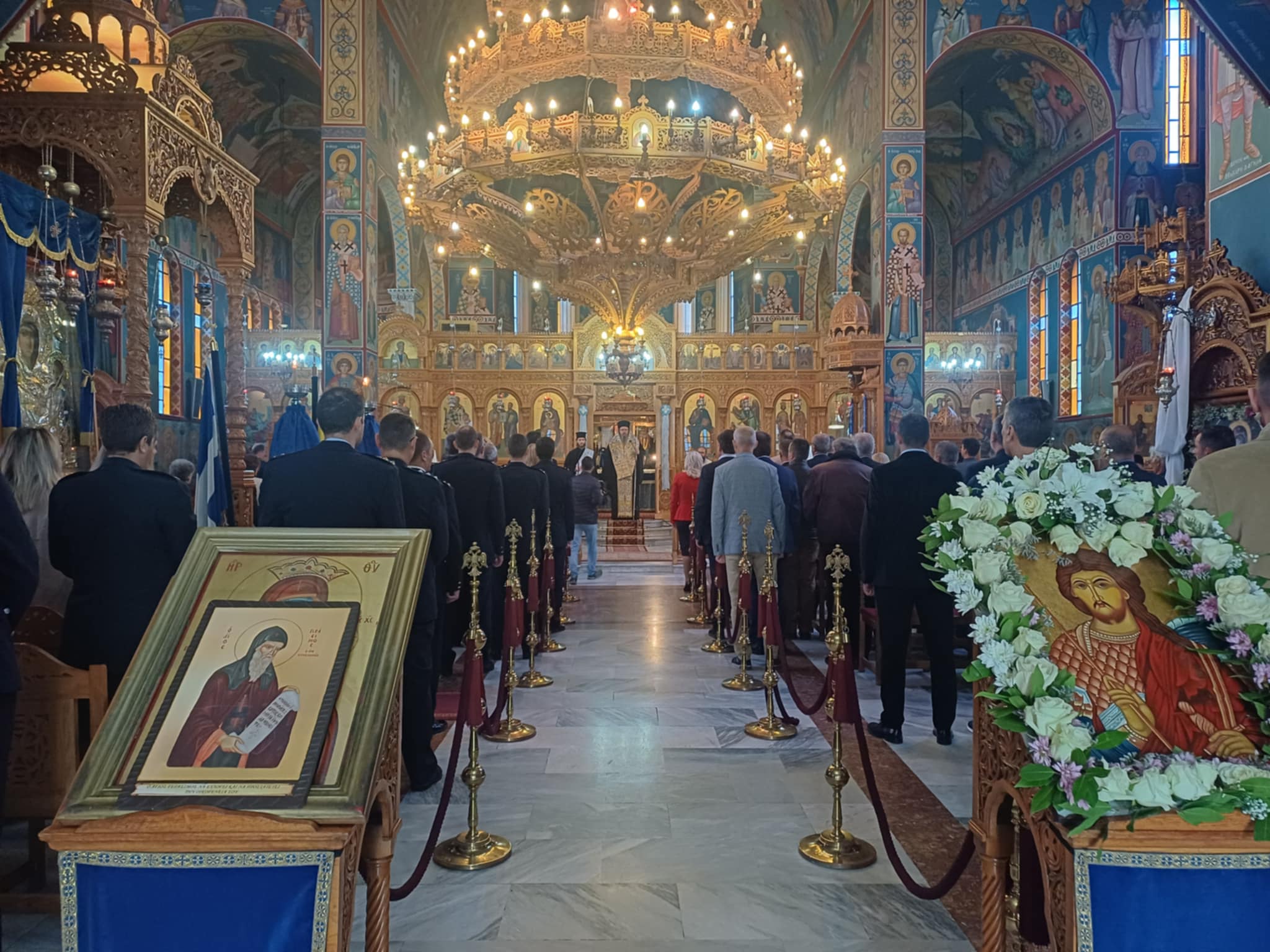Εορταστικές εκδηλώσεις στη Λάρισα για τον προστάτη της Ελληνικής Αστυνομίας Άγιο Αρτέμιο (ΦΩΤΟ+video)