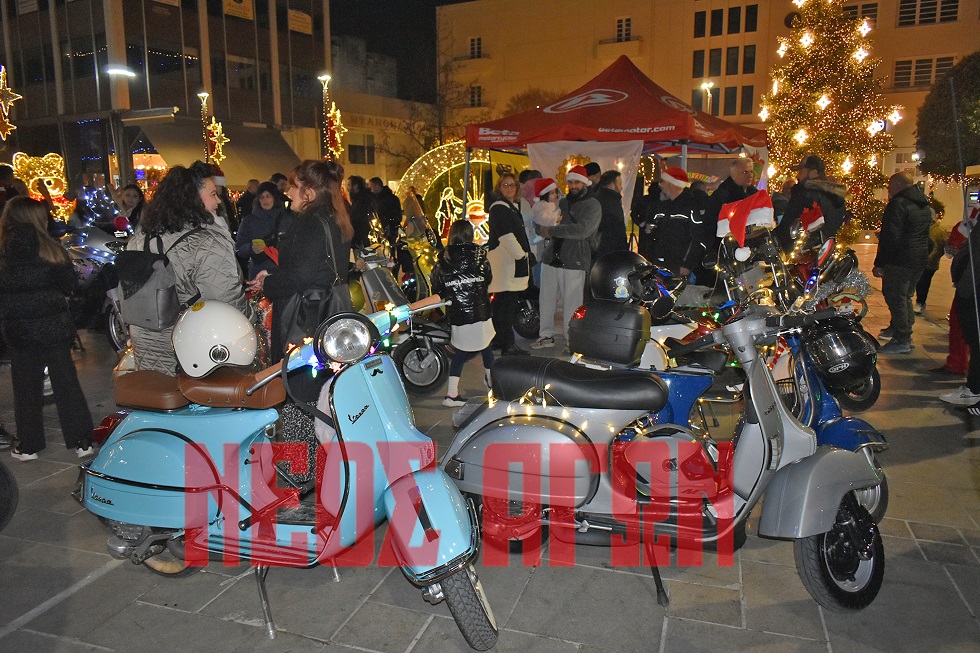 Χριστουγεννιάτικη μοτοβόλτα αγάπης και προσφοράς από τους μοτοσικλετιστές της Καρδίτσας (ΦΩΤΟ)