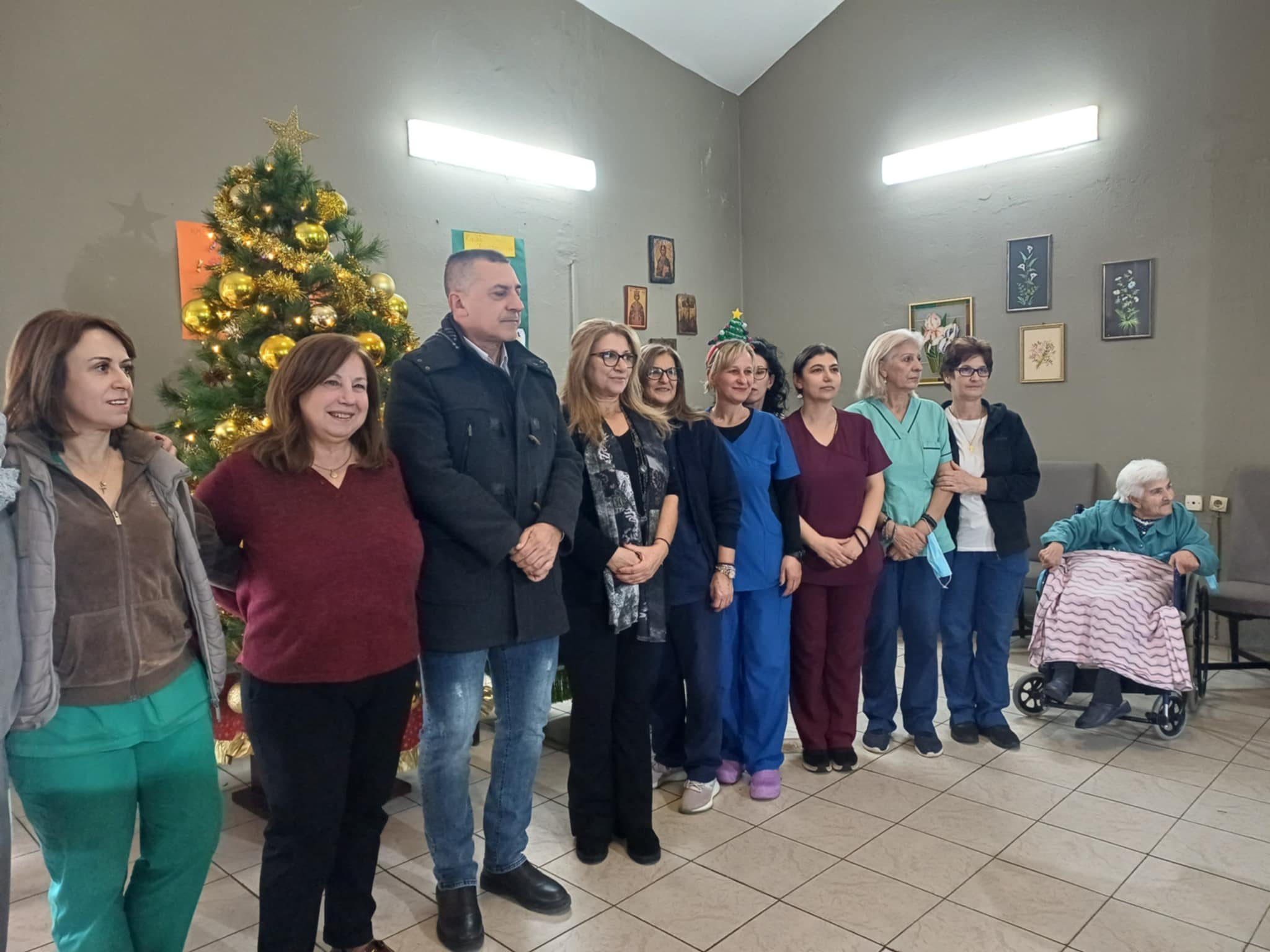 Επίσκεψη Κουρέτα στο Δημοτικό Γηροκομείο Λάρισας - Νέα πτέρυγα εντός του 2027 (ΦΩΤΟ)