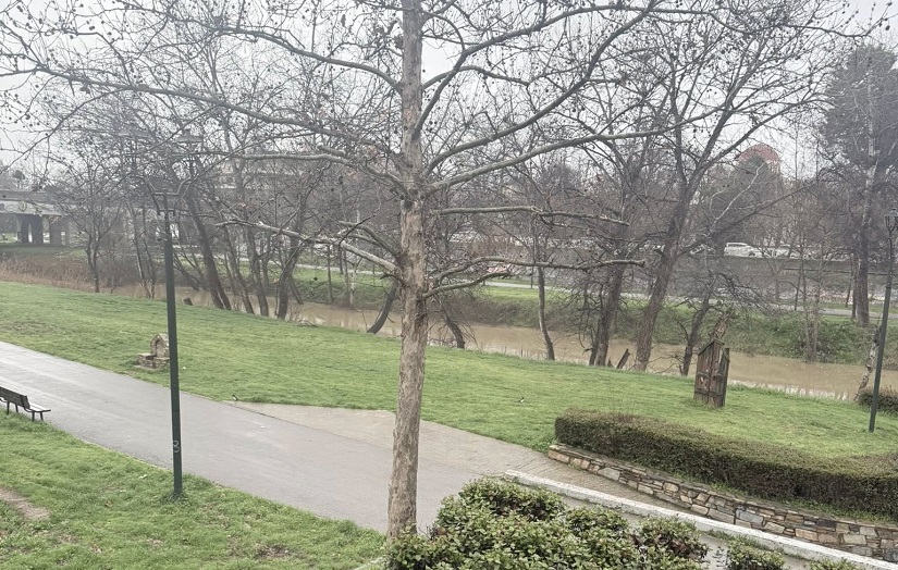 Σε επιφυλακή η ΔΕΥΑΛ για τη στάθμη του Πηνειού μετά τις τελευταίες βροχοπτώσεις (ΦΩΤΟ)