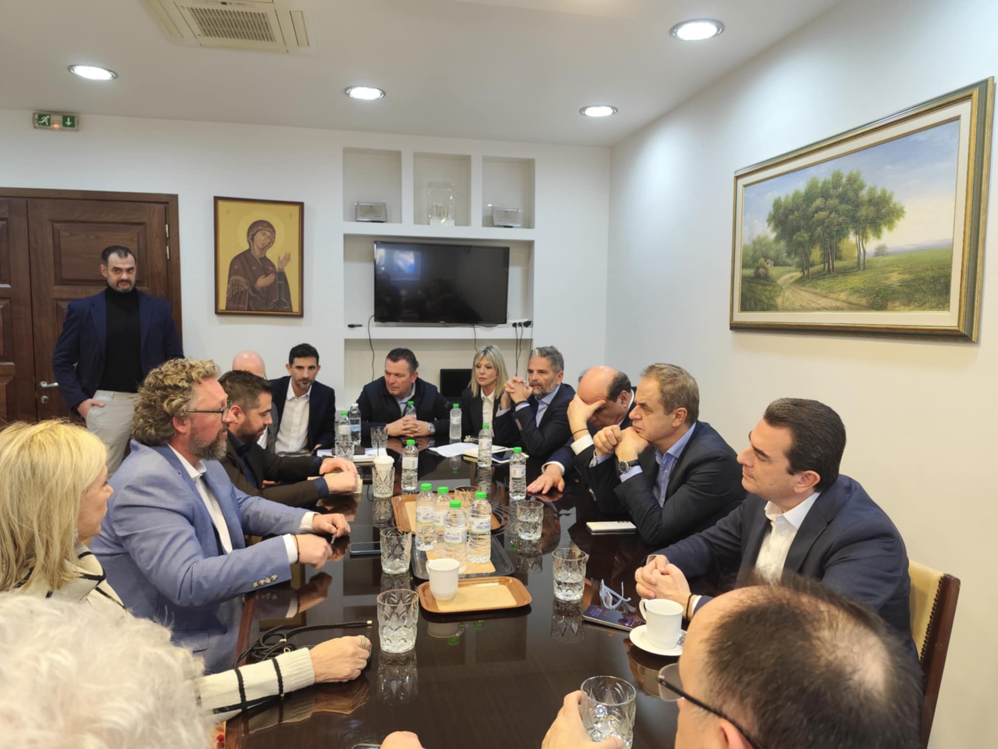 Κων-νος Σκρέκας στο Επιμελητήριο Μαγνησίας: «Έτοιμη η κυβέρνηση να ανακόψει κάθε πιθανό κύμα ακρίβειας» 