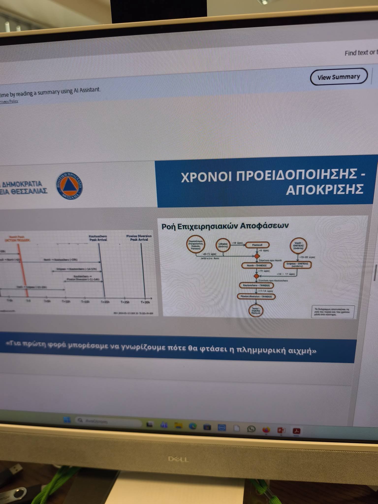 Κουρέτας για  μοντέλο πρόόβλεψης πλημμυρών: Αν υπήρχε αυτό δεν θα πνίγονταν στο Παλαμά 3 η ώρα το πρωί στα σπίτια τους