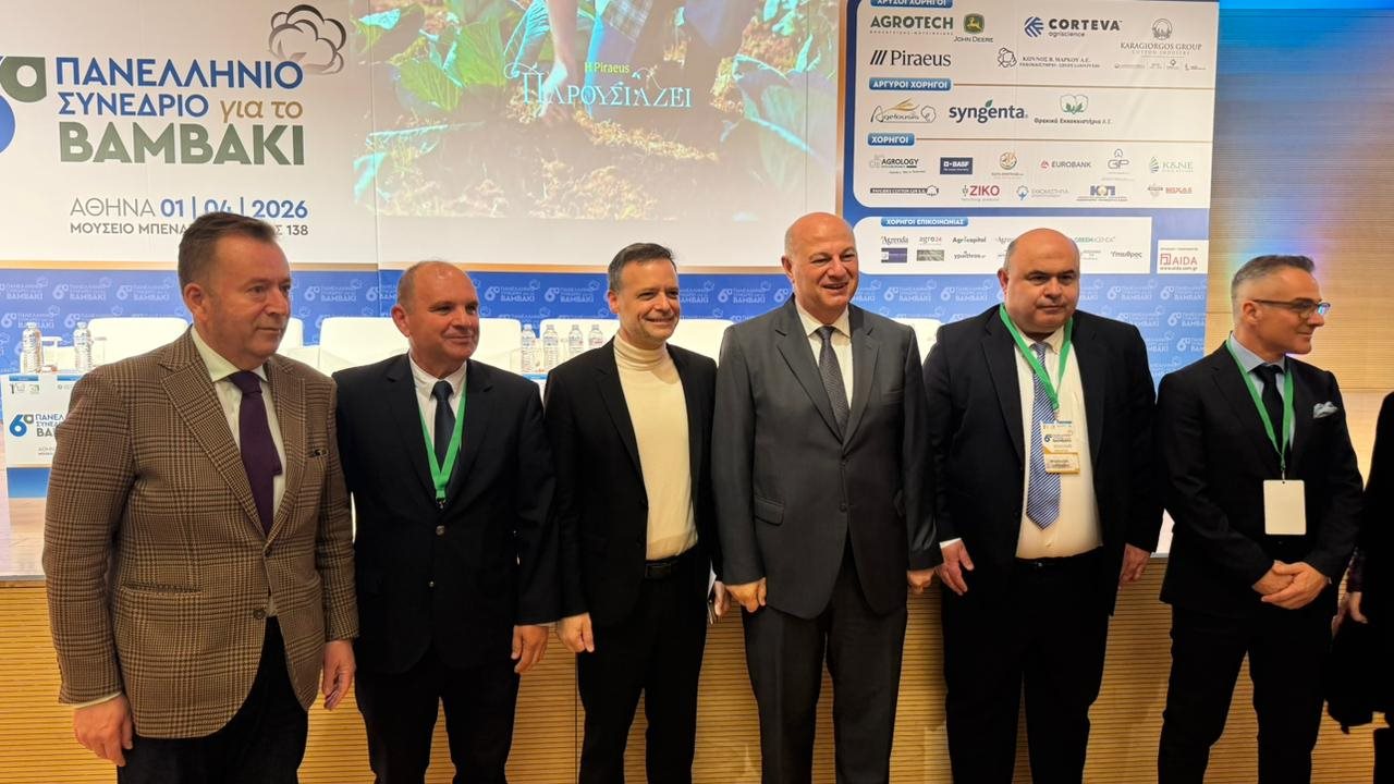 Τσιάρας: Το μέλλον του ελληνικού βάμβακος είναι ευοίωνο – Στρατηγική επιλογή η στήριξή του