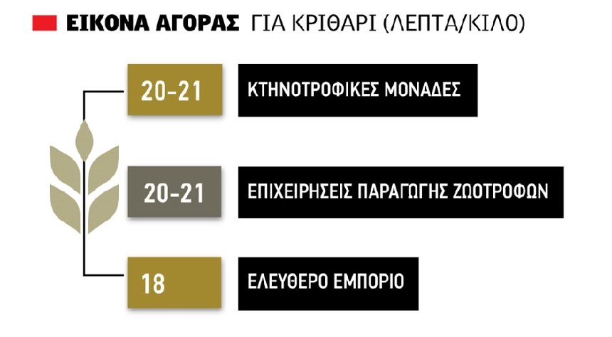 Λιμάνι… στα χαμηλά βρήκαν σκληρό σιτάρι και κριθάρι, ορατή μια άνοδος μετά τ’ αλώνια