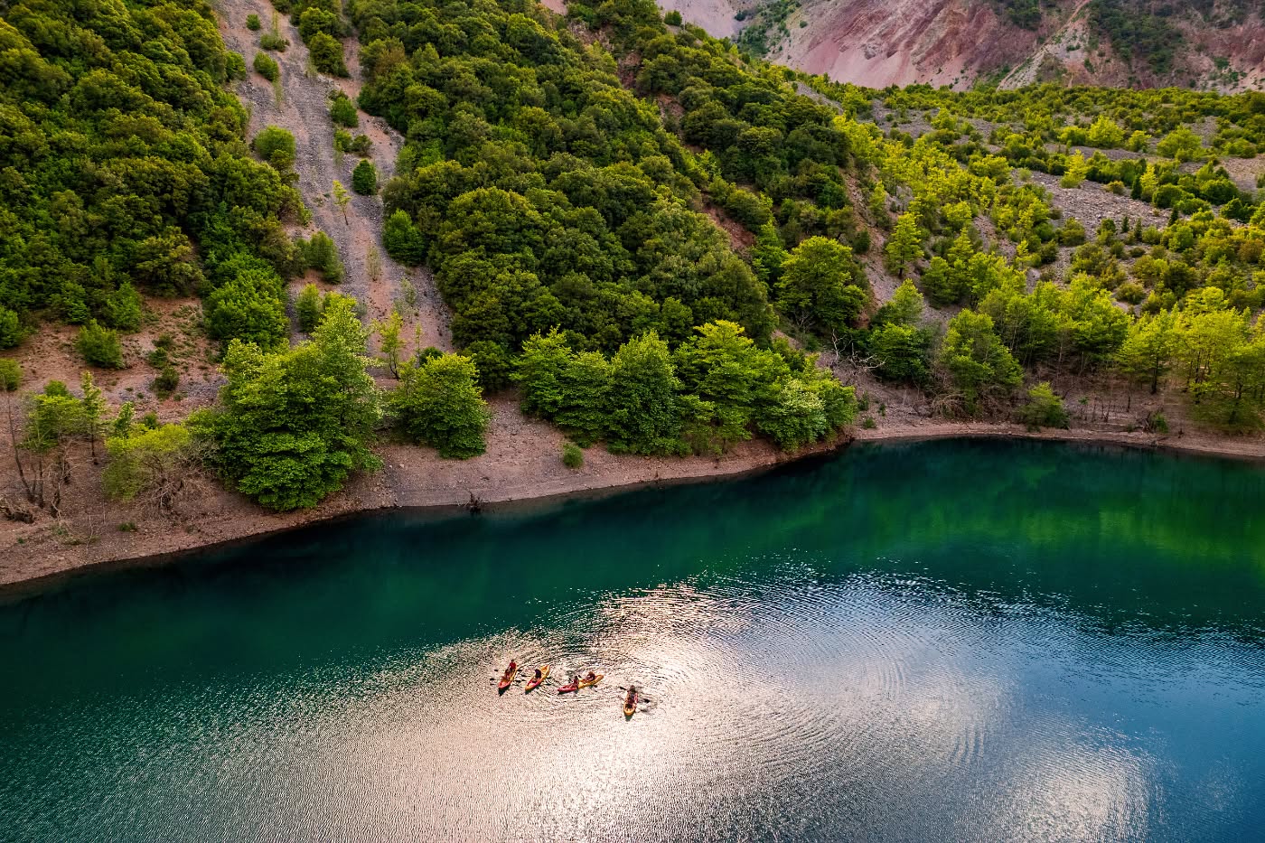 Kayak - Yoga στη λίμνη Στεφανιάδα στα βάθη της Αργιθέας (ΦΩΤΟ)