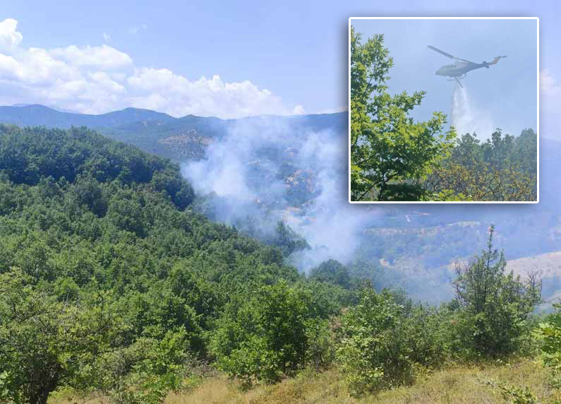 Υπό έλεγχο η φωτιά στα Κανάλια Μουζακίου στην Καρδίτσα