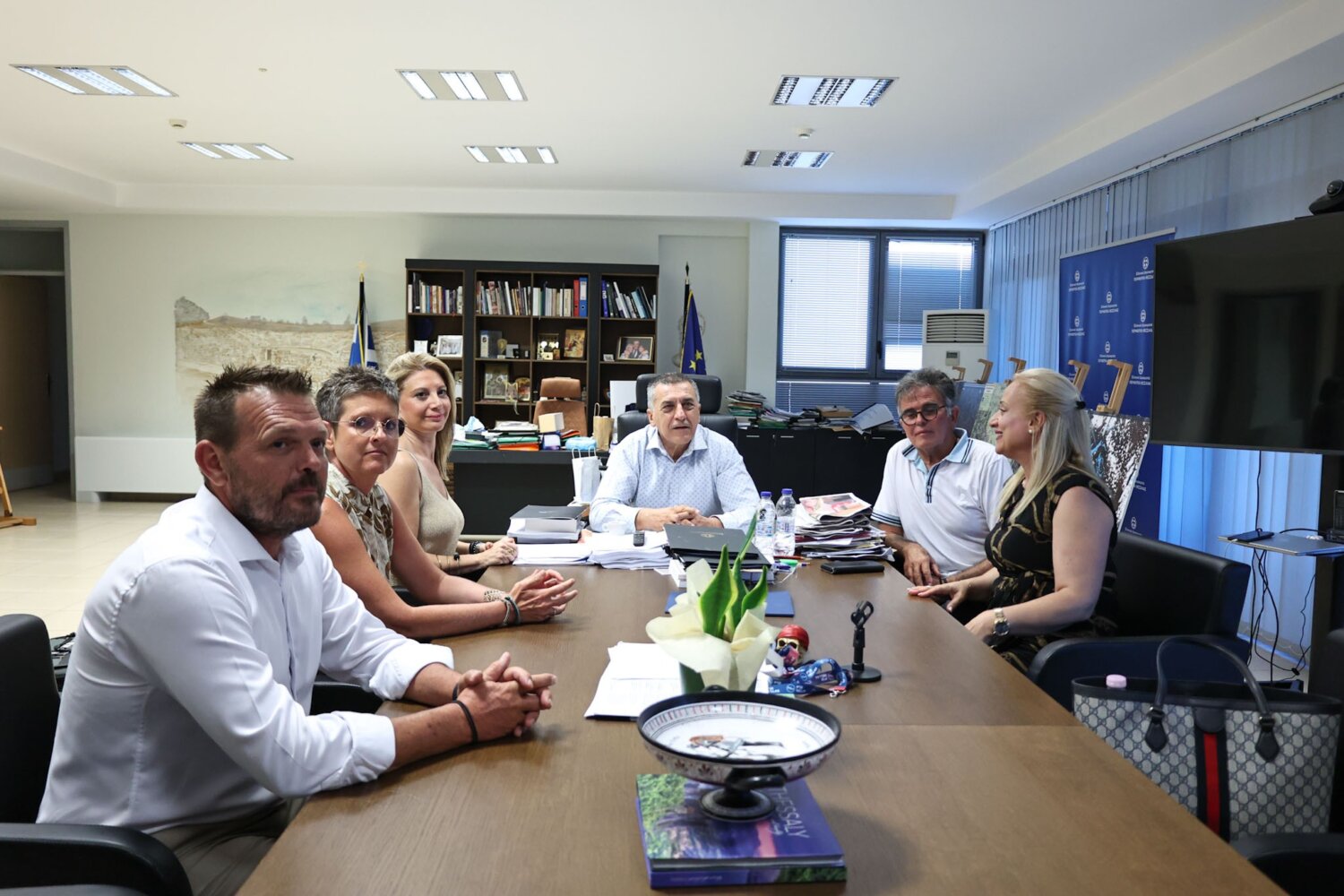 Για τα προβλήματα της περιφέρειας Θεσαλίας συζήτησαν Καρυστιανού, Κουρέτας (ΦΩΤΟ)