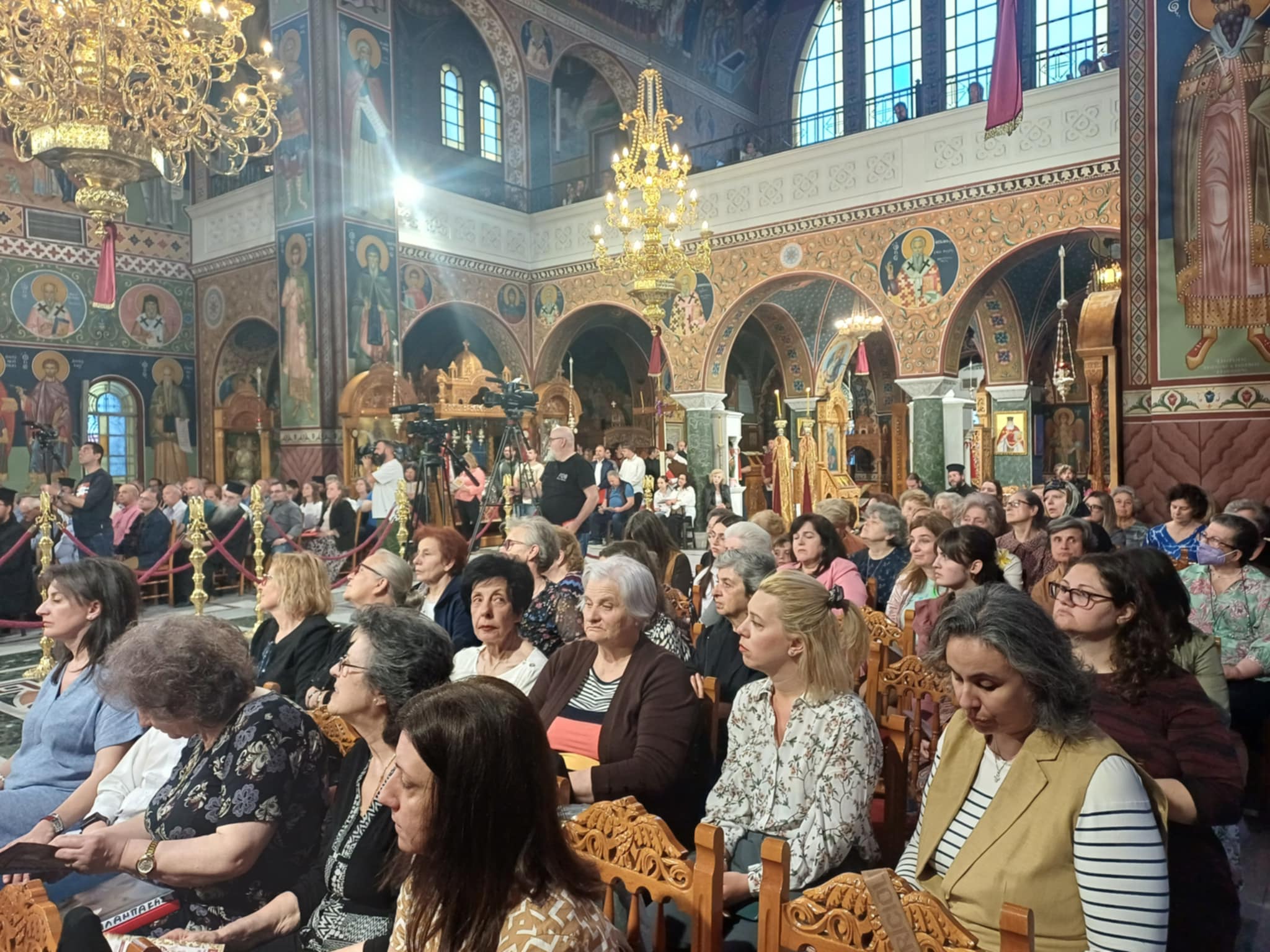 Ξεκίνησε το τρίτο Φεστιβάλ Χορωδιών Βυζαντινής Μουσικής Λάρισας (ΦΩΤΟ+video)