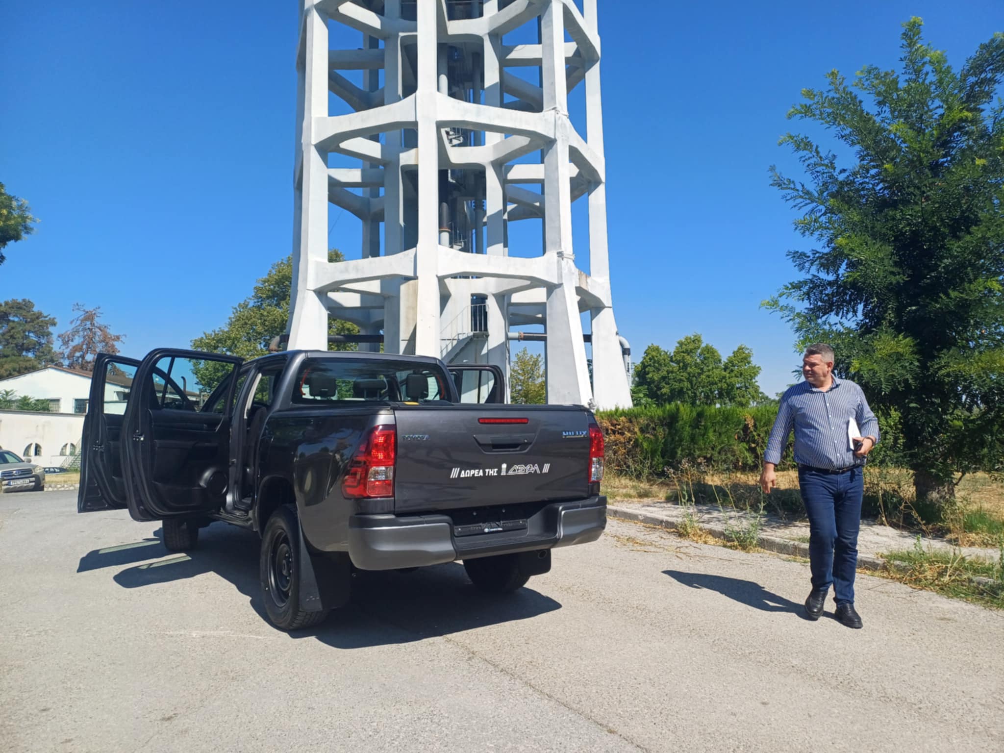Παραδόθηκε στην ΕΛ.ΑΣ. από το την ΔΕΥΑΛ νέο όχημα για την ενίσχυση της ΟΠΚΕ (ΦΩΤΟ)