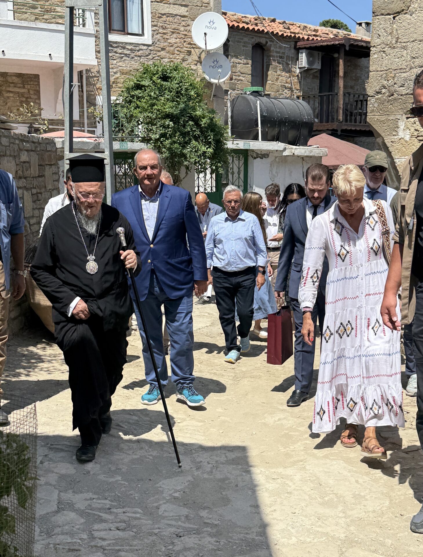 Ίμβρος: Ο Οικουμενικός Πατριάρχης Βαρθολομαίος συναντήθηκε με τον πρώην Πρωθυπουργό, Κώστα Καραμανλή