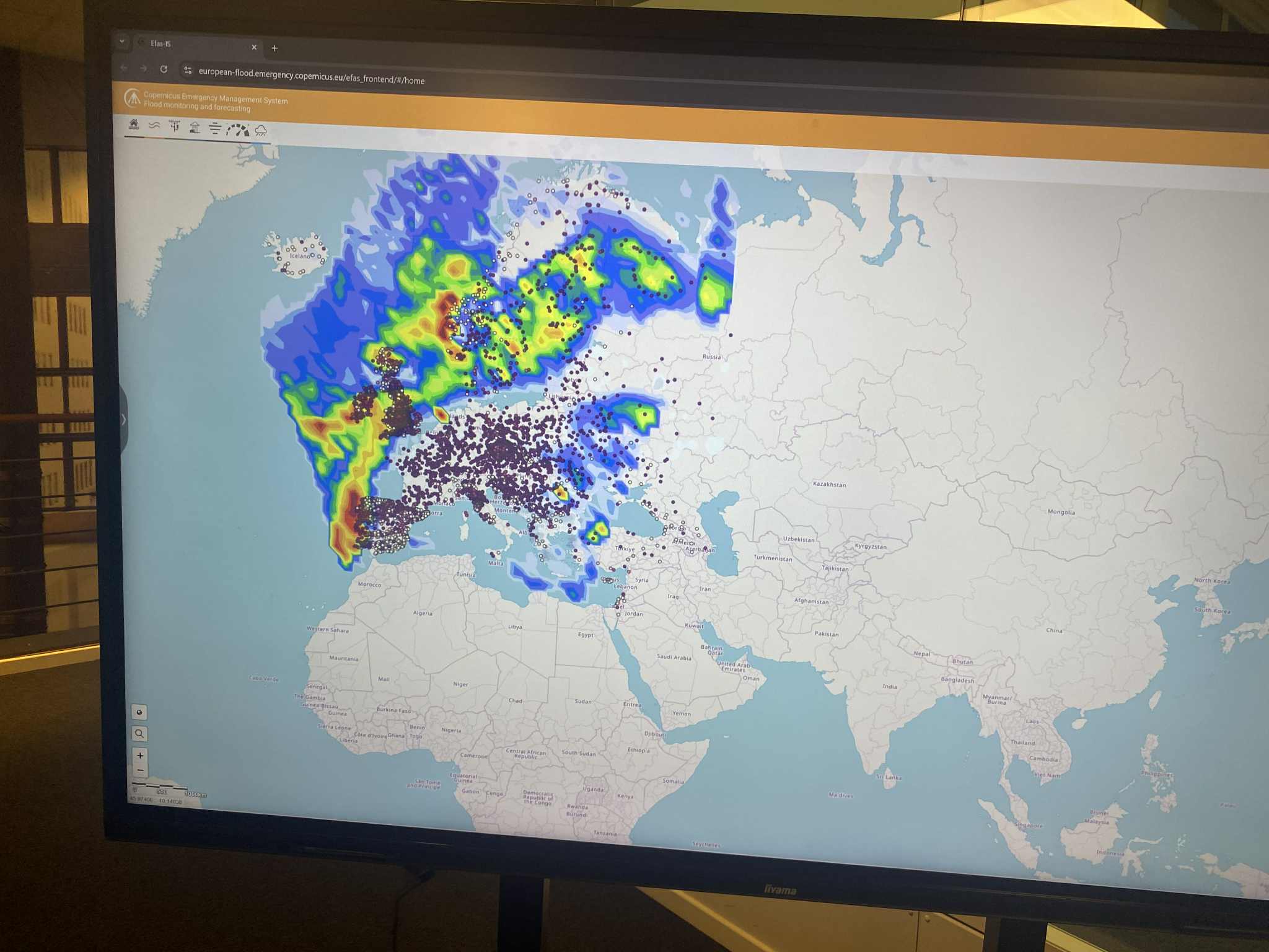 Στη καρδιά του Κέντρου Πολιτικής Προστασίας της Ευρώπης- το...άγρυπνο μάτι του Copernicus