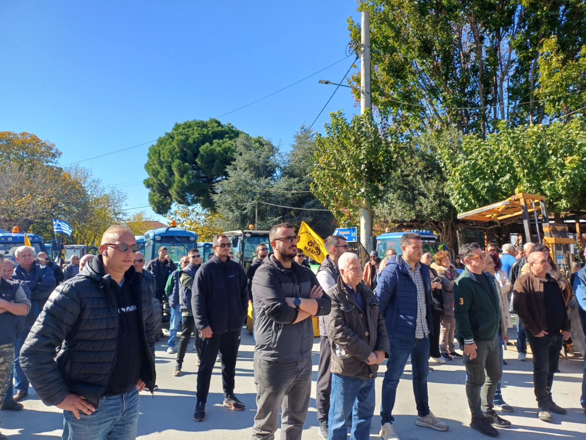 Δυναμικό συλλαλητήριο αγροτών στην Αγιά Λάρισας – Ζητούν ενισχύσεις – καταβολή αποζημιώσεων