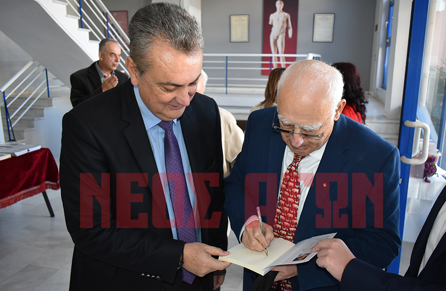 “Απασα η ύλη” για τον Γιώργο Διδάγγελο-παρουσιάστηκε το βιβλίο- αυτβιογραφία του στον Παλαμά