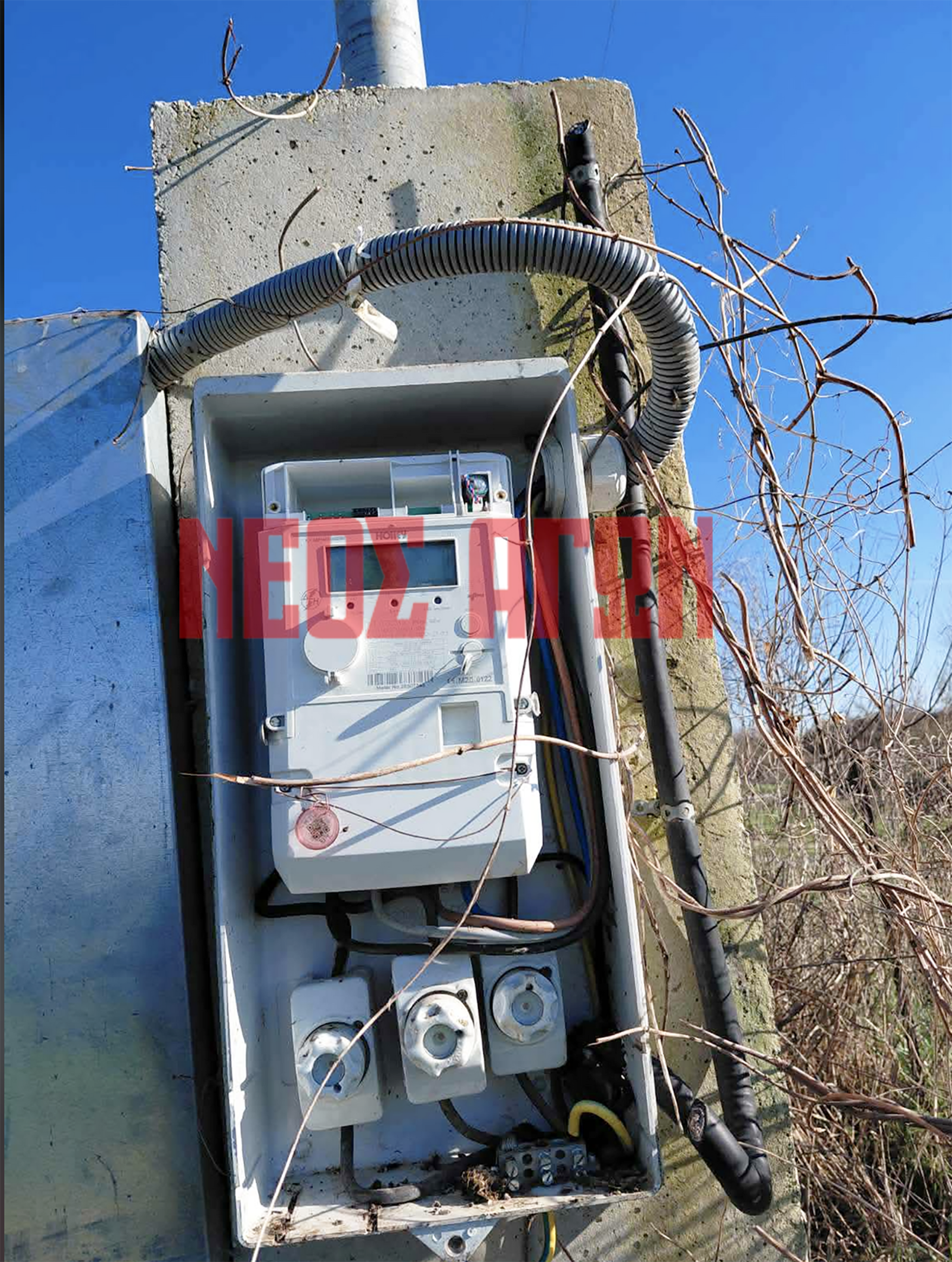 Η μαφία του χαλκού χτύπησε μετασχηματιστές στο Μακρυχώρι Καρδίτσας (ΦΩΤΟ)