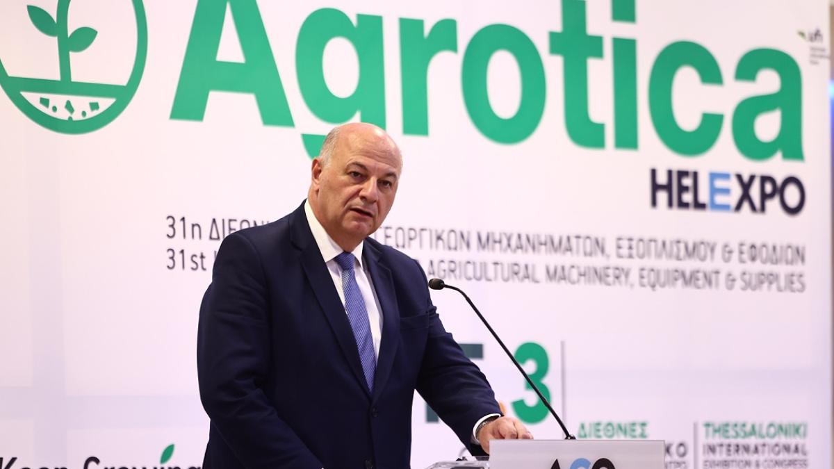 Τσιάρας από Agrotica: Θα εξαντλήσουμε κάθε δημοσιονομικό περιθώριο, για να στηρίξουμε τον Έλληνα αγρότη