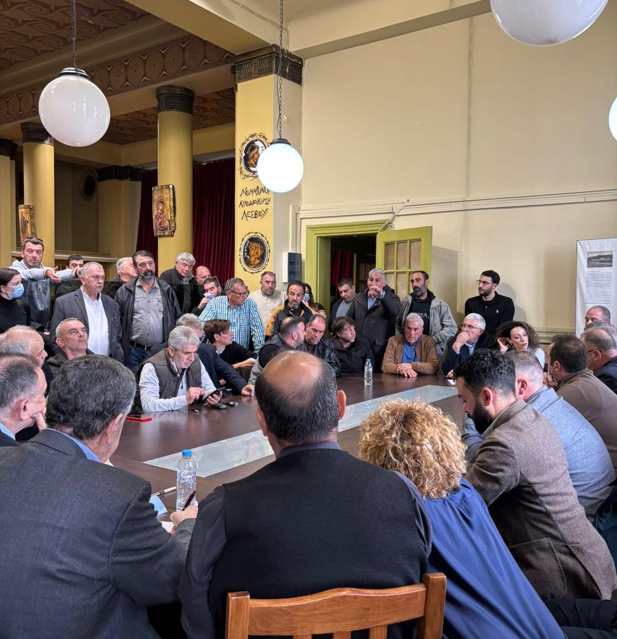 Στη Λέσβο ο ΥφΑΑΤ Χρήστος Κέλλας – Σε πλήρη εφαρμογή το σχέδιο περιορισμού του αφθώδους πυρετού