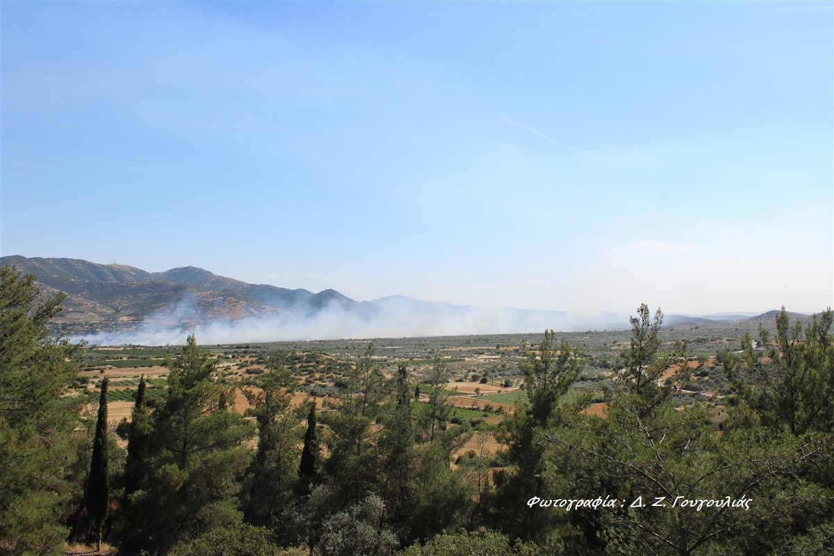 Μεγάλη φωτιά στην περιοχή των Γόννων-Μεγάλη επιχείρηση της Πυροσβεστικής, συνδράμουν δύο αεροσκάφη (ΦωTO)